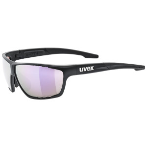 Brilles Uvex sportstyle 706 CV black matt / mirror lavender