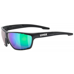 Brilles Uvex sportstyle 706 CV black matt / mirror green