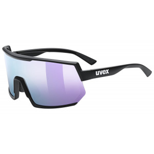 Brilles Uvex sportstyle 235 black matt / mirror lavender