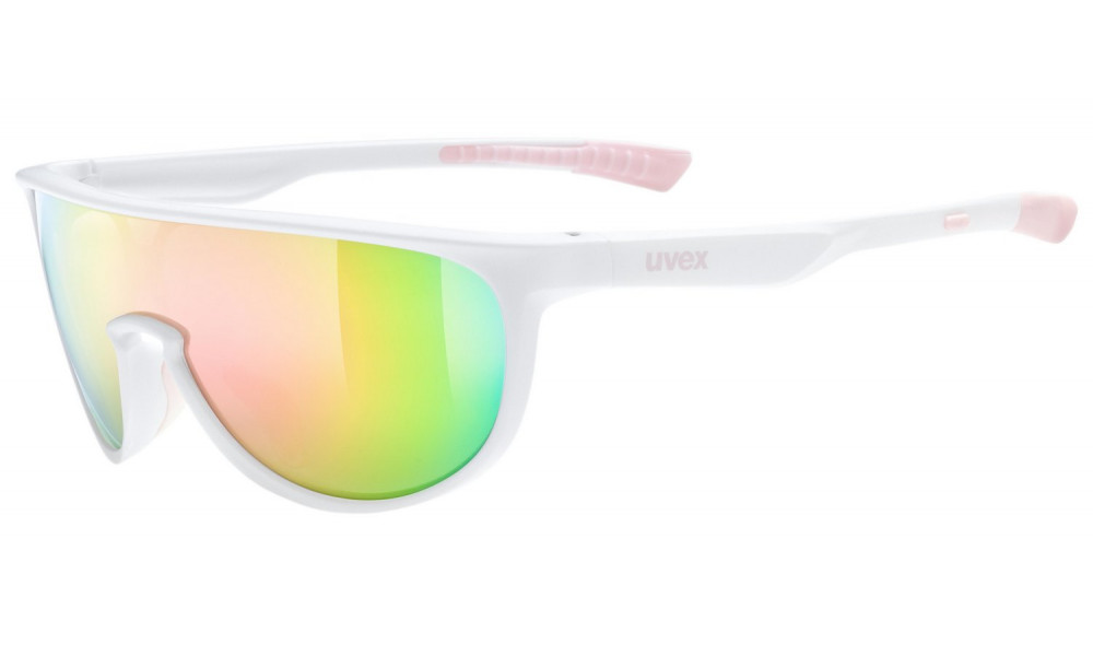 Brilles Uvex sportstyle 515 white matt / mirror pink - 1