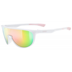 Brilles Uvex sportstyle 515 white matt / mirror pink