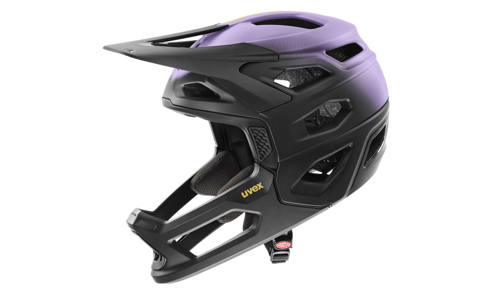 Velo ķivere Uvex revolt lilac-black matt - 1