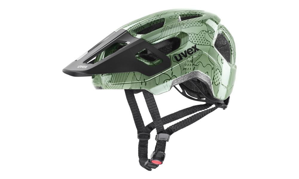 Velo ķivere Uvex react jr. moss green altimeter - 1