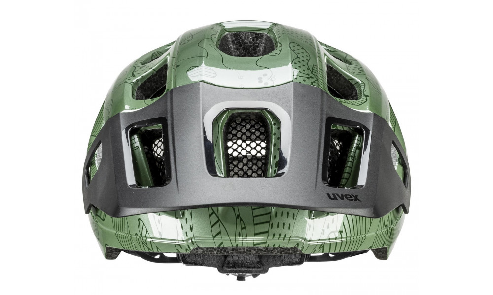 Velo ķivere Uvex react jr. moss green altimeter - 3