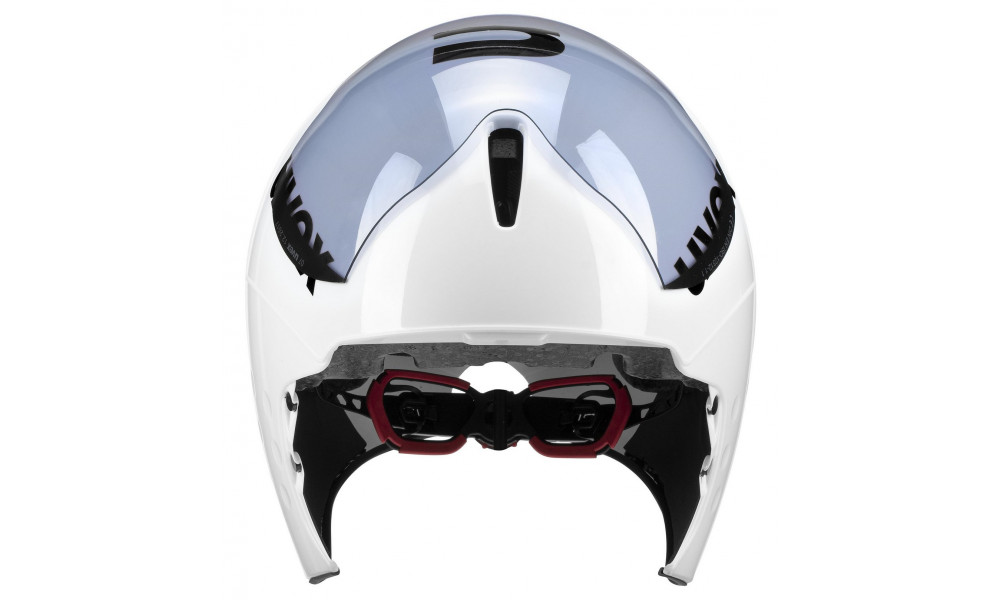 Velo ķivere Uvex race 8 white-black - 5