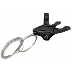 Dakšas tālvadības lokauta komplekts Rock Shox OneLoc SID/Reba/Revelation (2013-2017) left above, right below