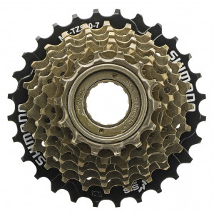 Aizmugurējais zobratu bloks Shimano MF-TZ500 7-speed Aizmugurējais zobratu bloks Shimano MF-TZ500 7-speed